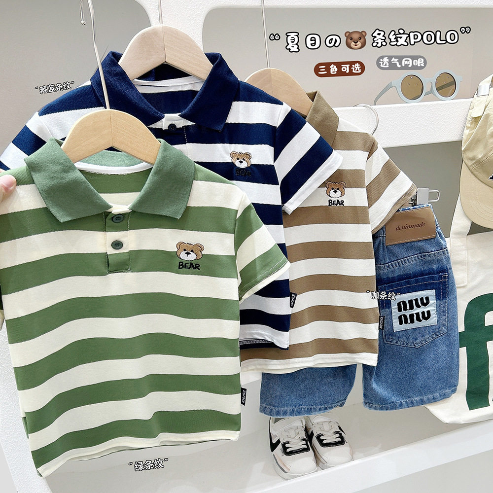 男童短袖POLO衫T恤夏装夏款童装儿童中童上衣半袖夏季批代发,童装/婴儿装/亲子装,儿童POLO衫,淘宝优惠券,粉丝福利购,淘宝优惠卷