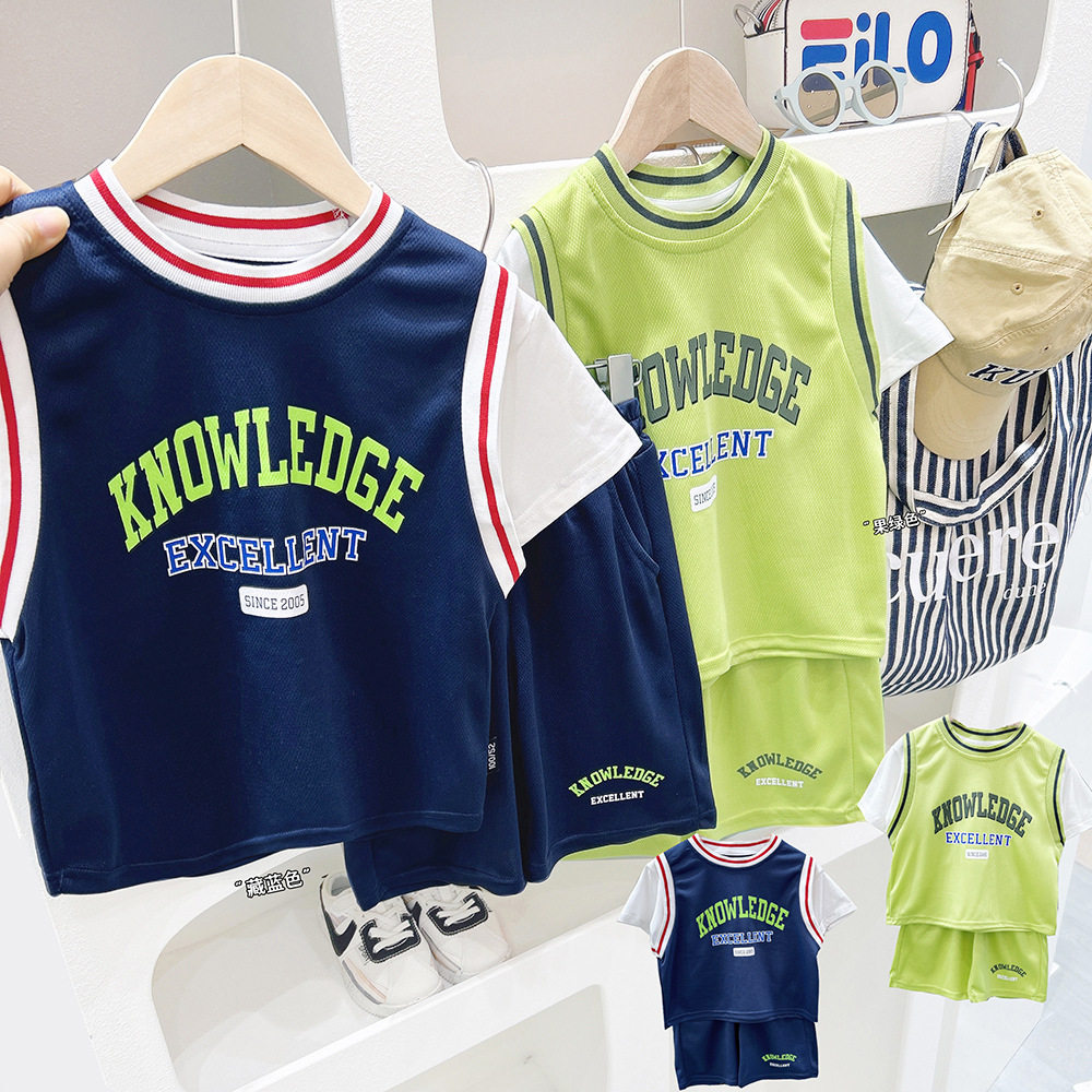 儿童装男童短裤套装2024新款运动夏季薄款中大童男孩夏款短袖T恤,童装/婴儿装/亲子装,T恤,淘宝优惠券,粉丝福利购,淘宝优惠卷