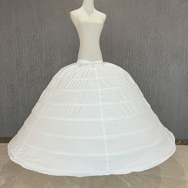 婚纱裙撑鱼骨超蓬撑加大花嫁大裙撑裙摆长款演出撑八钢系腰拍照撑