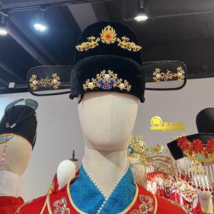 翼善冠官帽调节乌纱帽结婚唐朝飞鱼服汉服新郎帽子圆领袍配饰婚礼