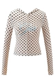 White Polka Dot Coat