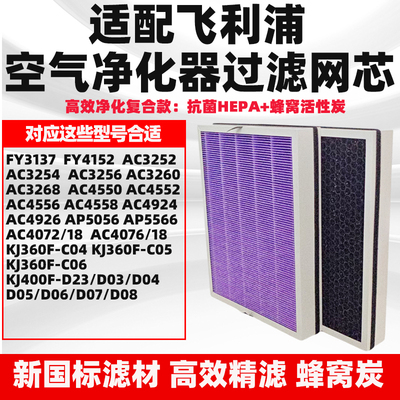 适配飞利浦空气净化器滤芯AP5056 /5566 AC4072/18 4076/18FY4152