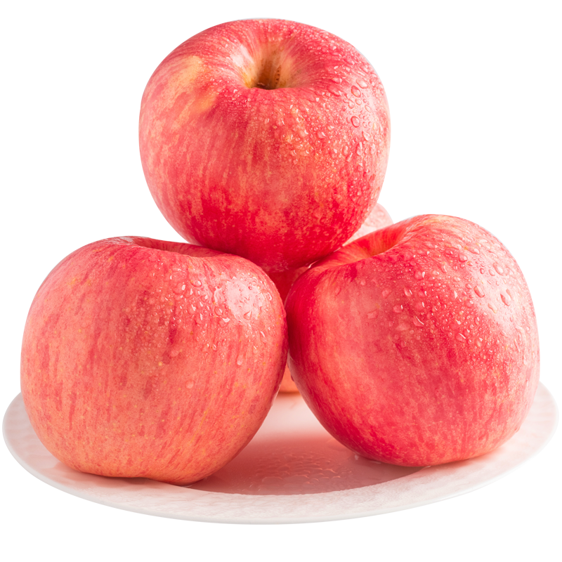 8个【80mm】甜脆多汁正宗山东烟台红富士苹果栖霞新鲜水果应季