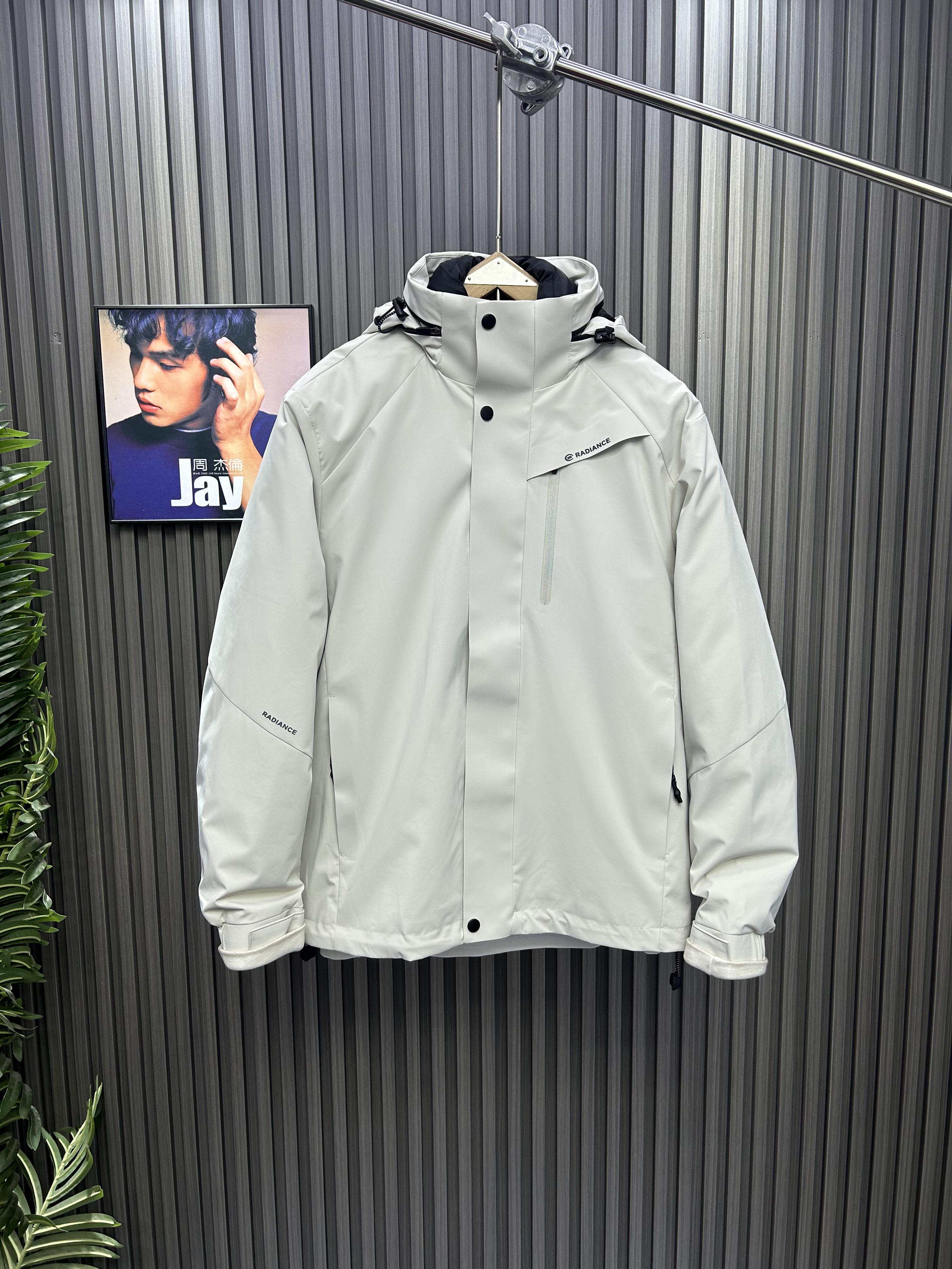 2026冬季三合一可拆内胆75%鸭绒羽绒服户外运动登山休闲冲锋衣男
