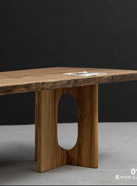 白杨木大板230.7-85-109-71-7加O雅支架一对总价15888包邮