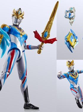 德凯强劲型手办闪耀赛罗特利迦shf泽塔关节可动布莱泽玩具