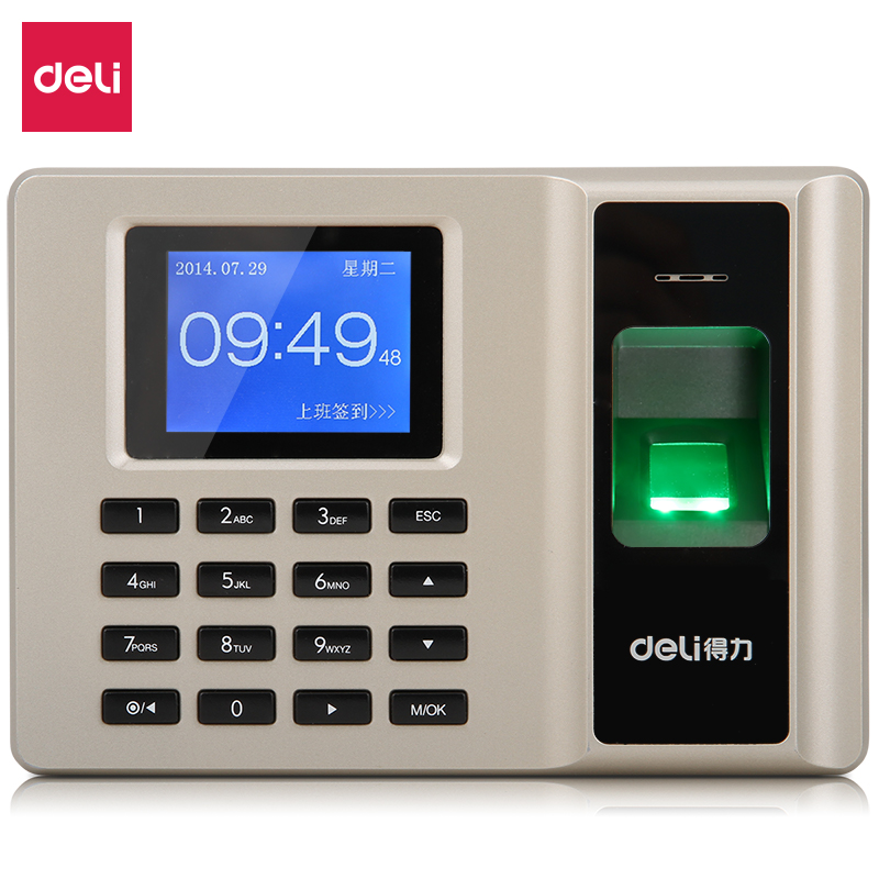 得力（deli）33153 智能指纹考勤机 免软件脱机打卡机 自动生成报表 U盘下载|ruв категории офисное оборудование/расходные материалы/соответствующие услуги, оборудование контроля доступа, Участники - от Buy2taobao.com для оказания профессиональной услуги покупки агента Taobao