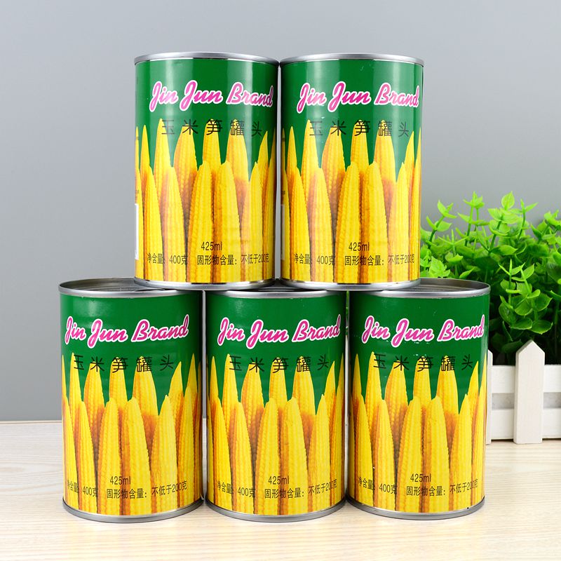 漳州特产金君牌小玉米笋罐头400g*5罐即食粟米笋轻食沙拉凉拌火锅,水产肉类/新鲜蔬果/熟食,蔬菜罐头,淘宝优惠券,粉丝福利购,淘宝优惠卷
