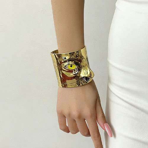 欧美风人脸五官立体鼻子眼睛手镯