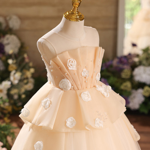 儿童礼服女童公主裙高端轻奢小众