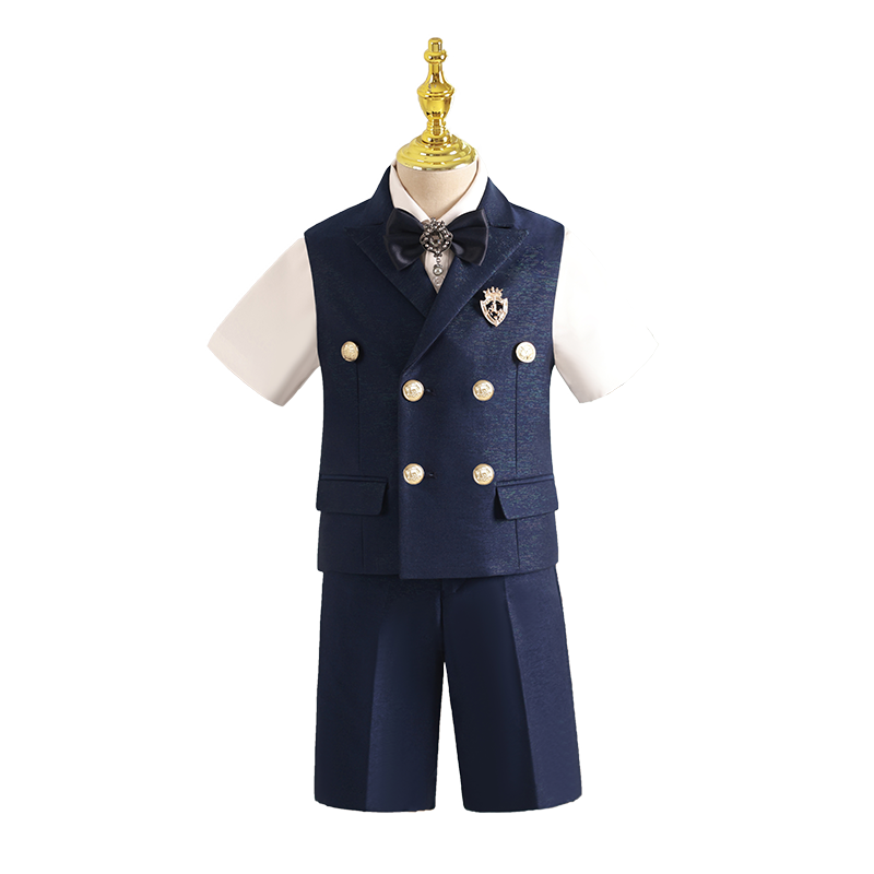 银蔓琦小男孩西装套装礼服