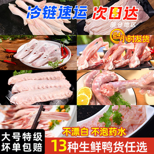 大用好味道鸭货生鲜冷冻批发鸭头鸭脖鸭翅鸭锁骨鸭肠鸭掌鸭舌鸭肉