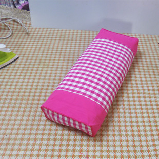 纯棉老粗布单人长方颈椎枕头荞麦壳宫廷成人枕成人带枕芯套可拆洗