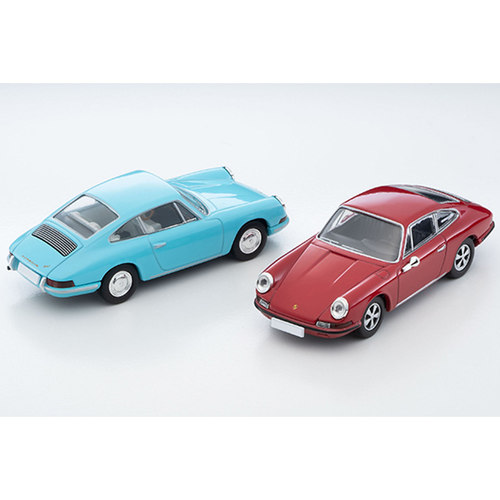 TLV车模N86h 1:64 保时捷911S 红色 合金车模仿真车模型收藏摆件