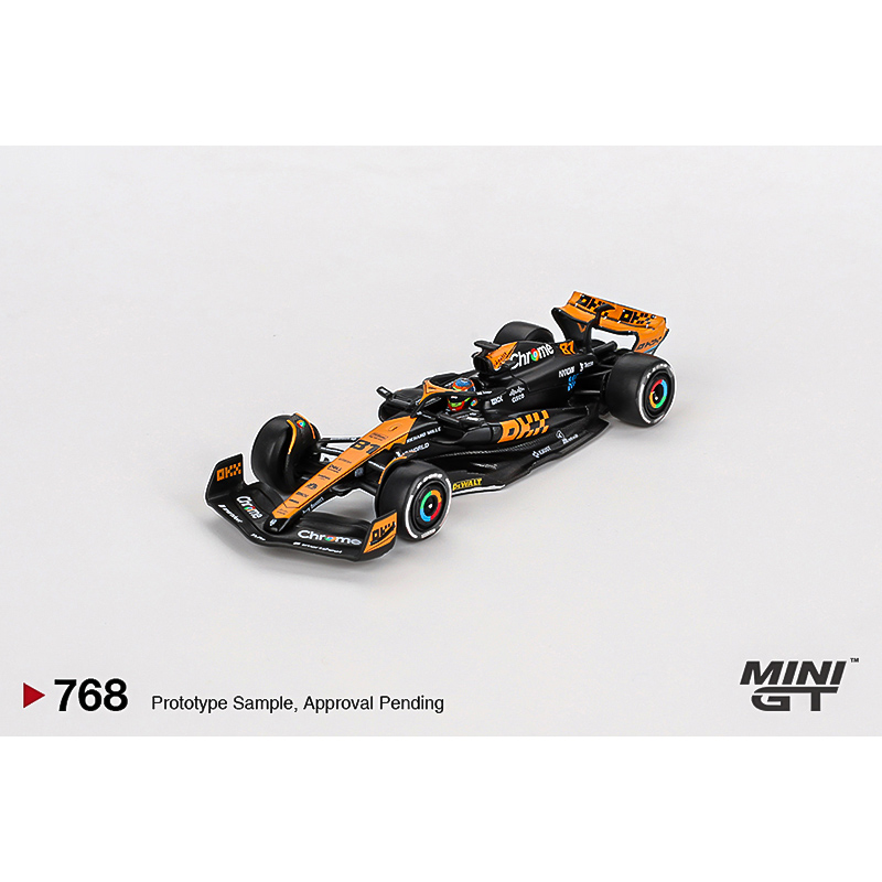 MINIGT车模1:64迈凯伦MCL60 F1 2023日本站合金车模仿真汽车模型