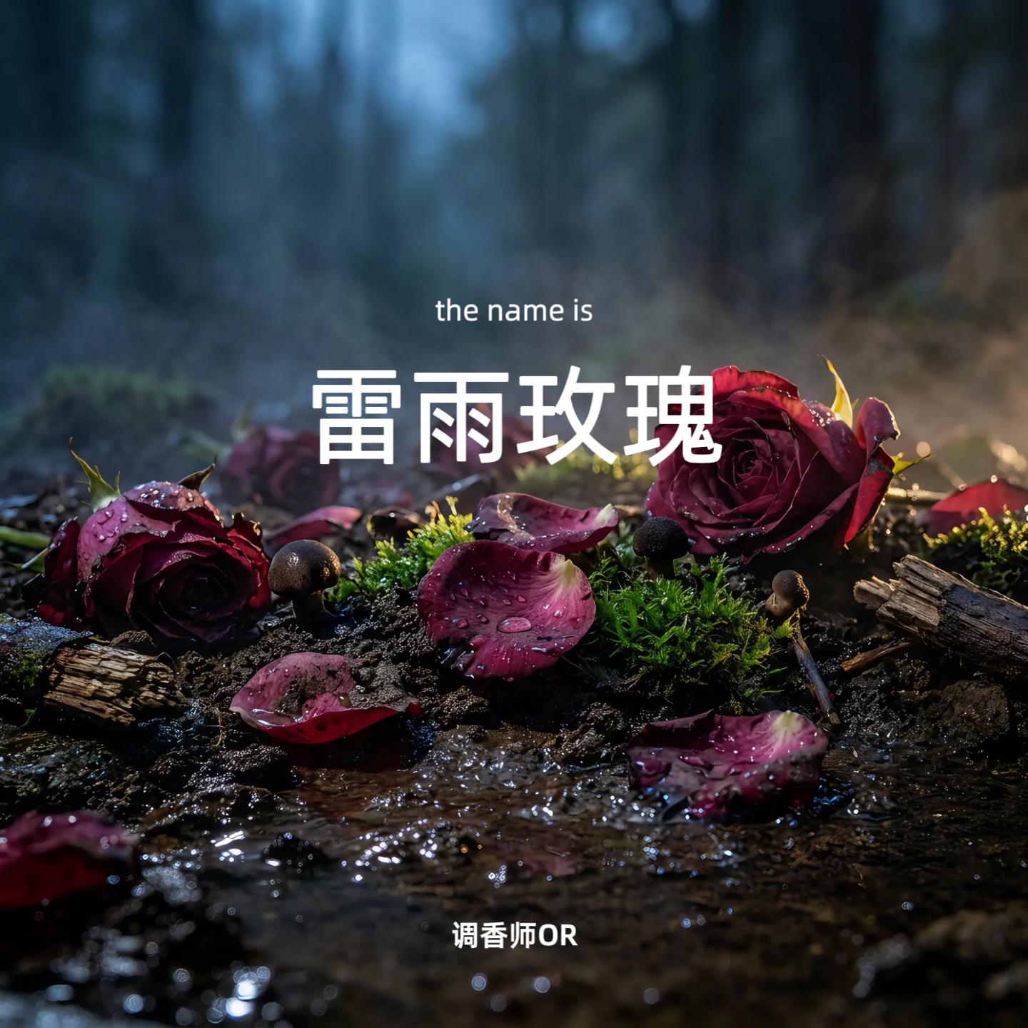 调香师OR【雷雨玫瑰】一轮玫瑰 原创小众香水