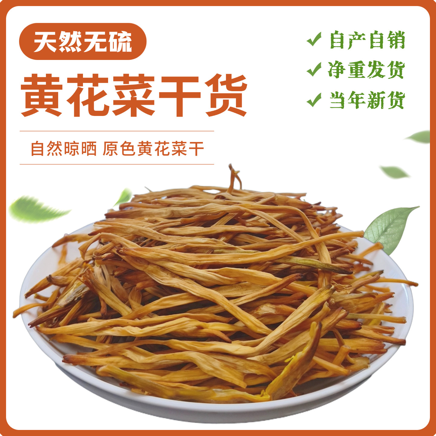 甘肃黄花菜干货金针菜无硫新货