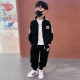洋气儿童加绒中大童运动春秋季 童装 2026新款 套装 两件套潮 男童春装