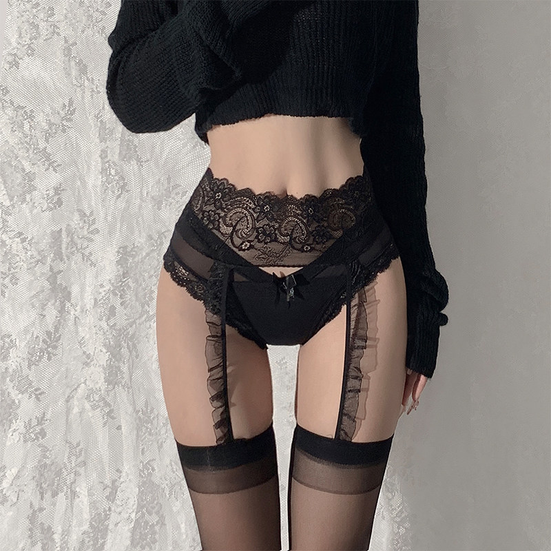 宜约性感吊带可撕一体连裤袜蕾丝边丝袜女丝袜