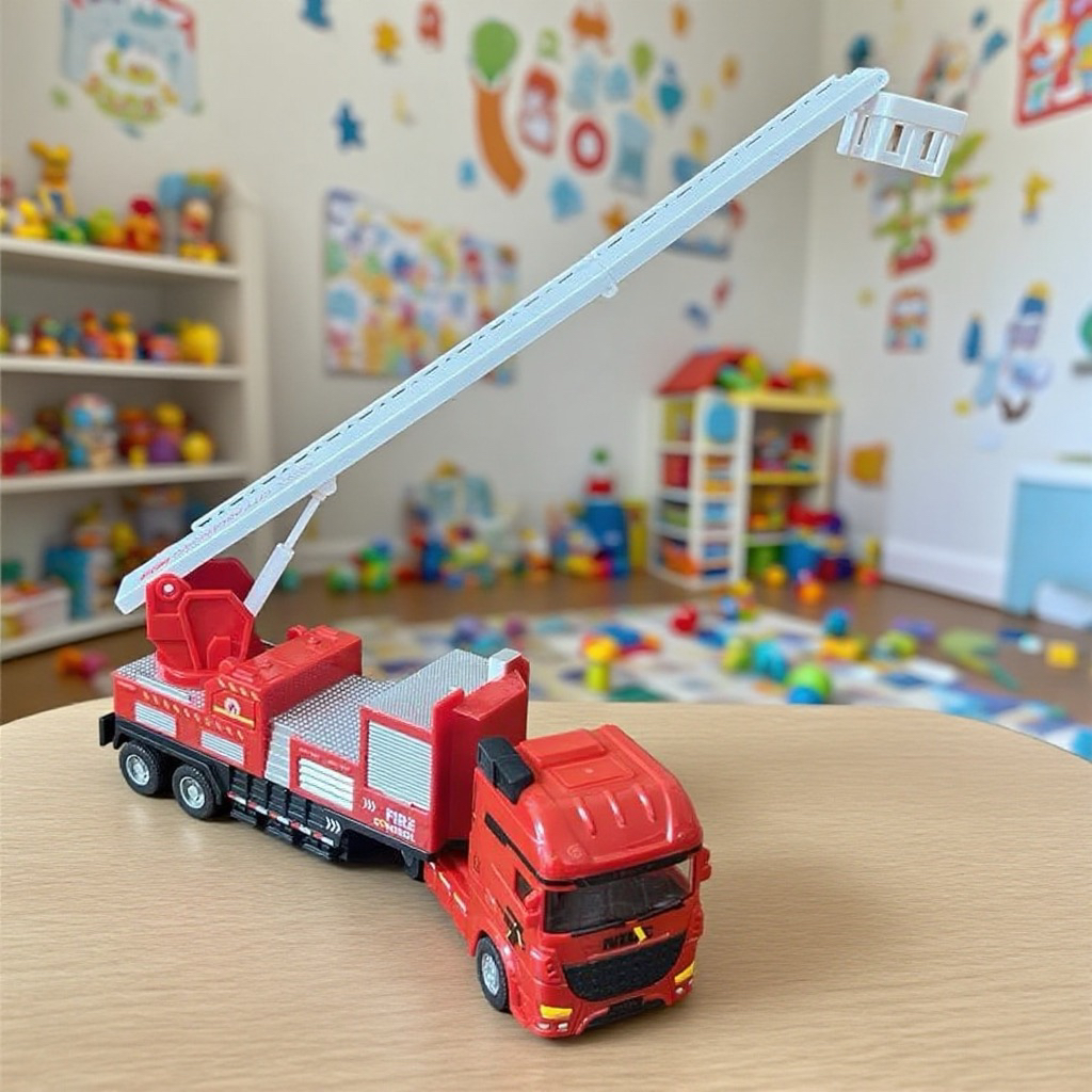 儿童仿真惯性大号火警消防车救援云梯车玩具汽车模型男孩礼物