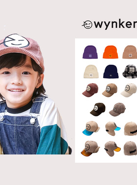【77MODE 】WYNKEN FW22秋冬新款儿童毛线帽渔夫帽鸭舌帽正品不退