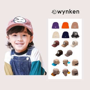 FW22秋冬新款 WYNKEN 不退 77MODE 儿童毛线帽渔夫帽鸭舌帽正品