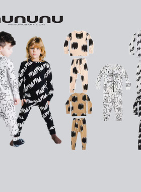 现货！77MODE NUNUNU FW22秋冬新款儿童家居服套装潮牌正品不退