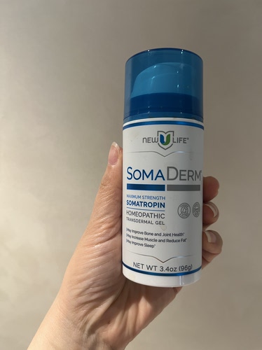 美国HGH新生命凝胶NEWULIFE100ml小蓝瓶旧版somaderm25.6到期