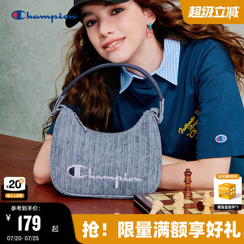 Champion冠军腋下包字母刺绣