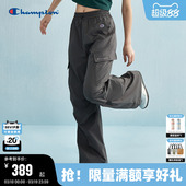 女伞兵裤 裤 2026春季 新款 阔腿休闲 丁禹兮同款 美式 Champion冠军工装
