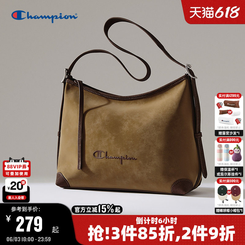 Champion冠军腋下单肩包26夏季新款女高级质感hobo包大容量斜挎包