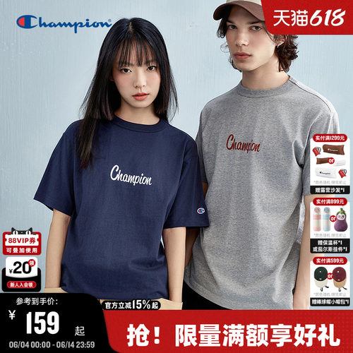 Champion冠军短袖男女同款