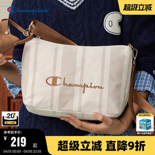 Champion冠军斜挎包26春季 幸运饼干包女大容量通勤单肩包男 新款