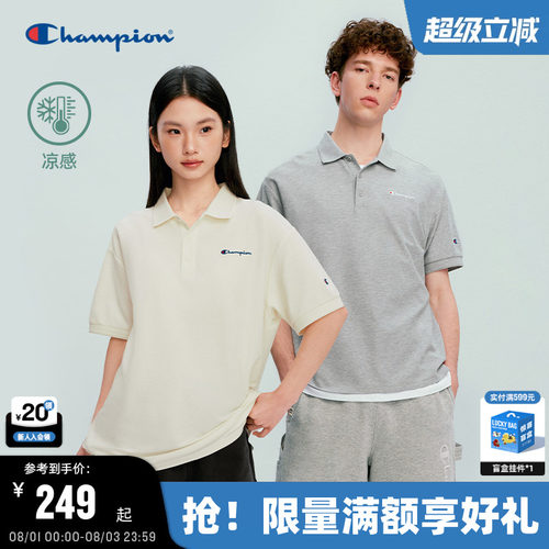 Champion凉感polo衫情侣