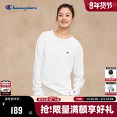 Champion冠军长袖 风情侣圆领上衣男纯棉内搭 美式 t恤2025秋季 新款
