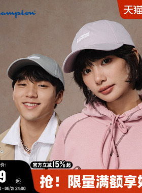 Champion冠军棒球帽26夏季新款红色潮流美式运动帽女休闲鸭舌帽男
