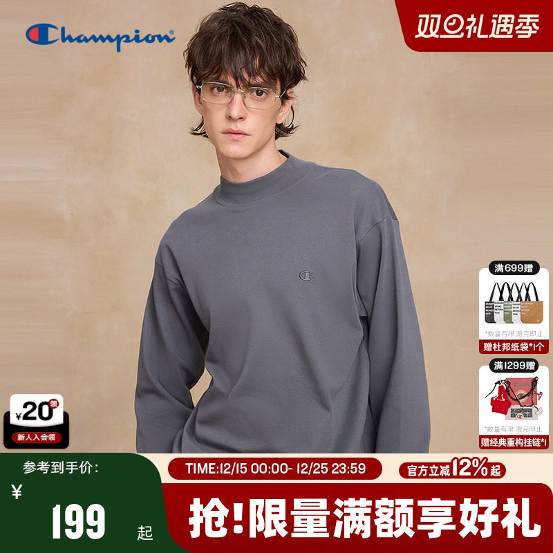 Champion冠军长袖T恤男女同款