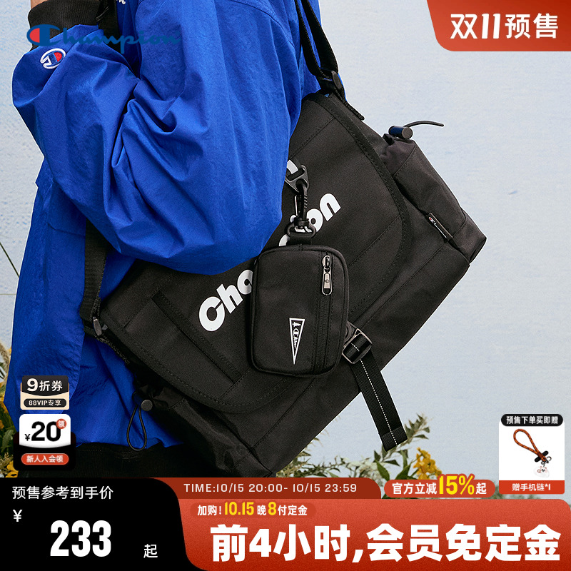 Champion冠军2025年秋冬新款单肩包男女情侣休闲通勤包潮流斜挎包