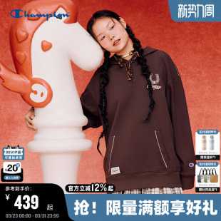 情人节系列Champion冠军连帽卫衣男2026春季 情侣潮牌上衣女 新款