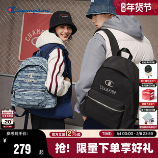 Champion冠军双肩包2026春季新款男女情侣潮流休闲户外校园通勤包
