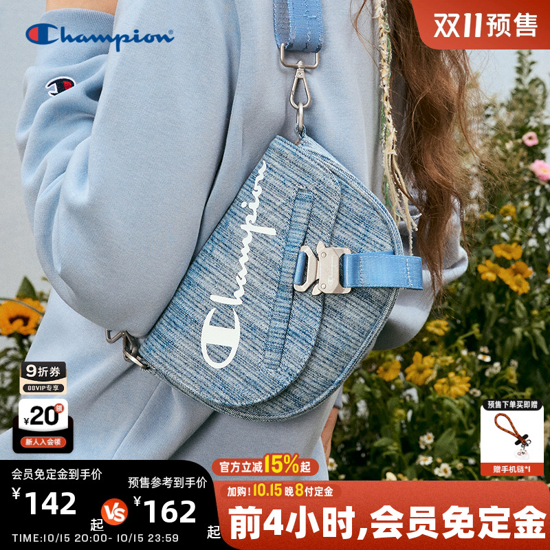 Champion冠军2025秋冬新款单肩包女休闲马鞍包男潮流情侣斜挎包