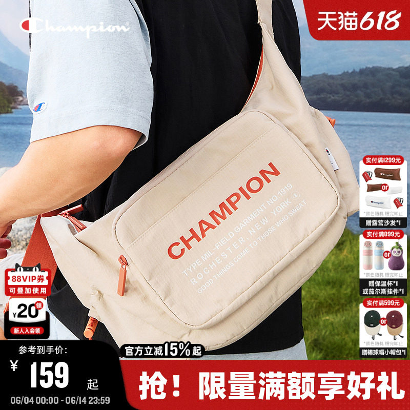 Champion冠军单肩包男2025秋冬新款情侣斜挎包女通勤风户外休闲包