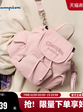 Champion冠军小型双肩包2025秋冬新款迷你墩墩包女潮流书包男背包