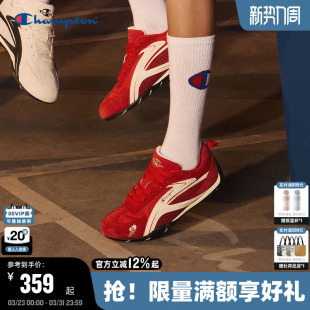 25秋冬新款 德训鞋 女复古红色休闲鞋 经典 男时尚 Champion冠军赛车鞋