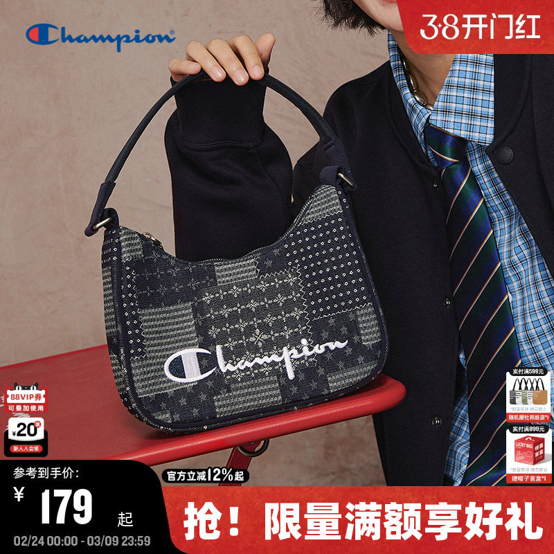 Champion冠军腋下包2026春季新款女高级复古单肩包法式通勤手提包 - Champion官方旗舰店