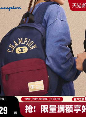 Champion冠军双肩包25秋冬新款男运动休闲背包女大容量校园书包