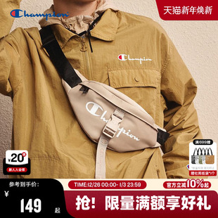 Champion冠军胸包2025秋冬新款 男情侣饺子包斜挎包运动休闲腰包女