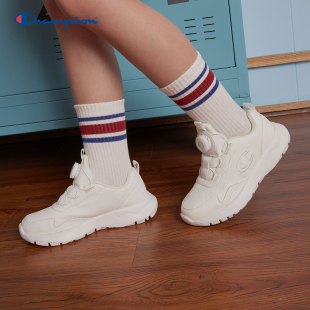 小白鞋 Champion冠军童鞋 男女童旋转扣户外轻盈运动跑鞋 秋季 25新款