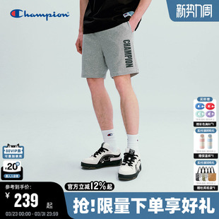 美式 Champion冠军短裤 休闲直筒运动裤 新款 简约风潮牌 男2026春季