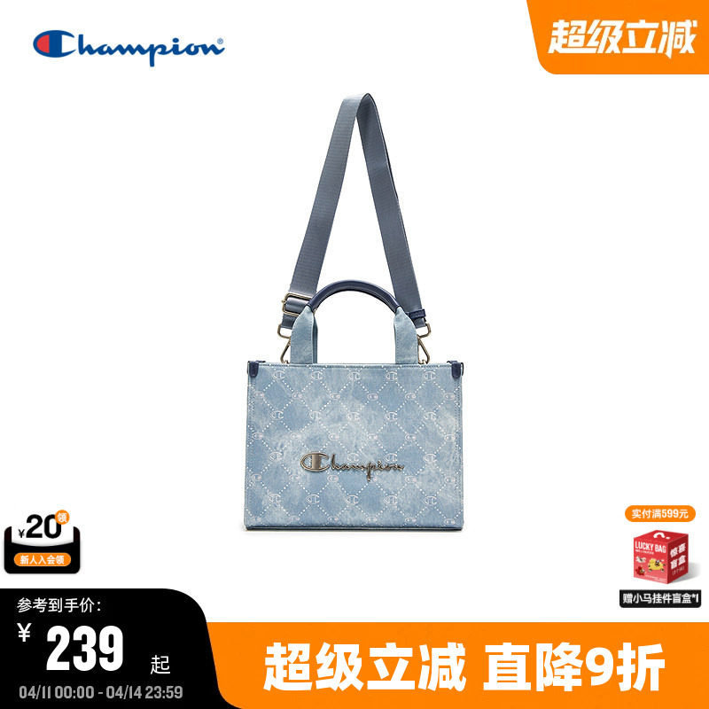 Champion冠军单肩包26春季新款女大容量托特小方包精致斜挎手提包
